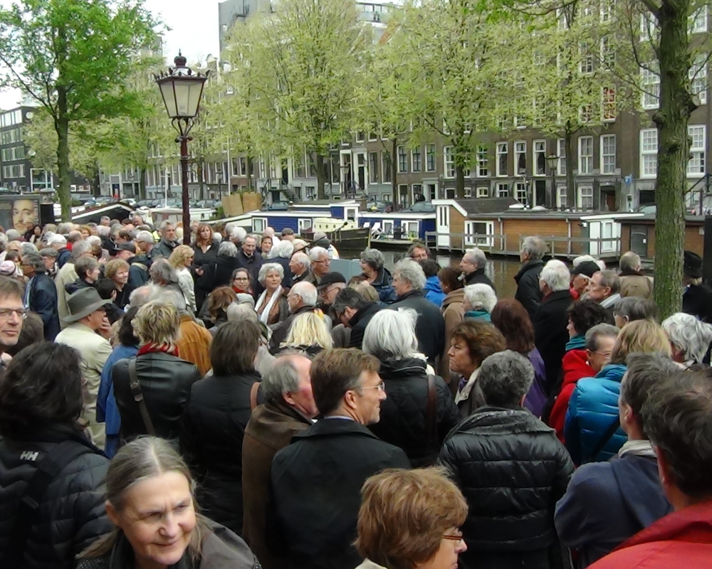 Veel belangstelling voor de onthulling